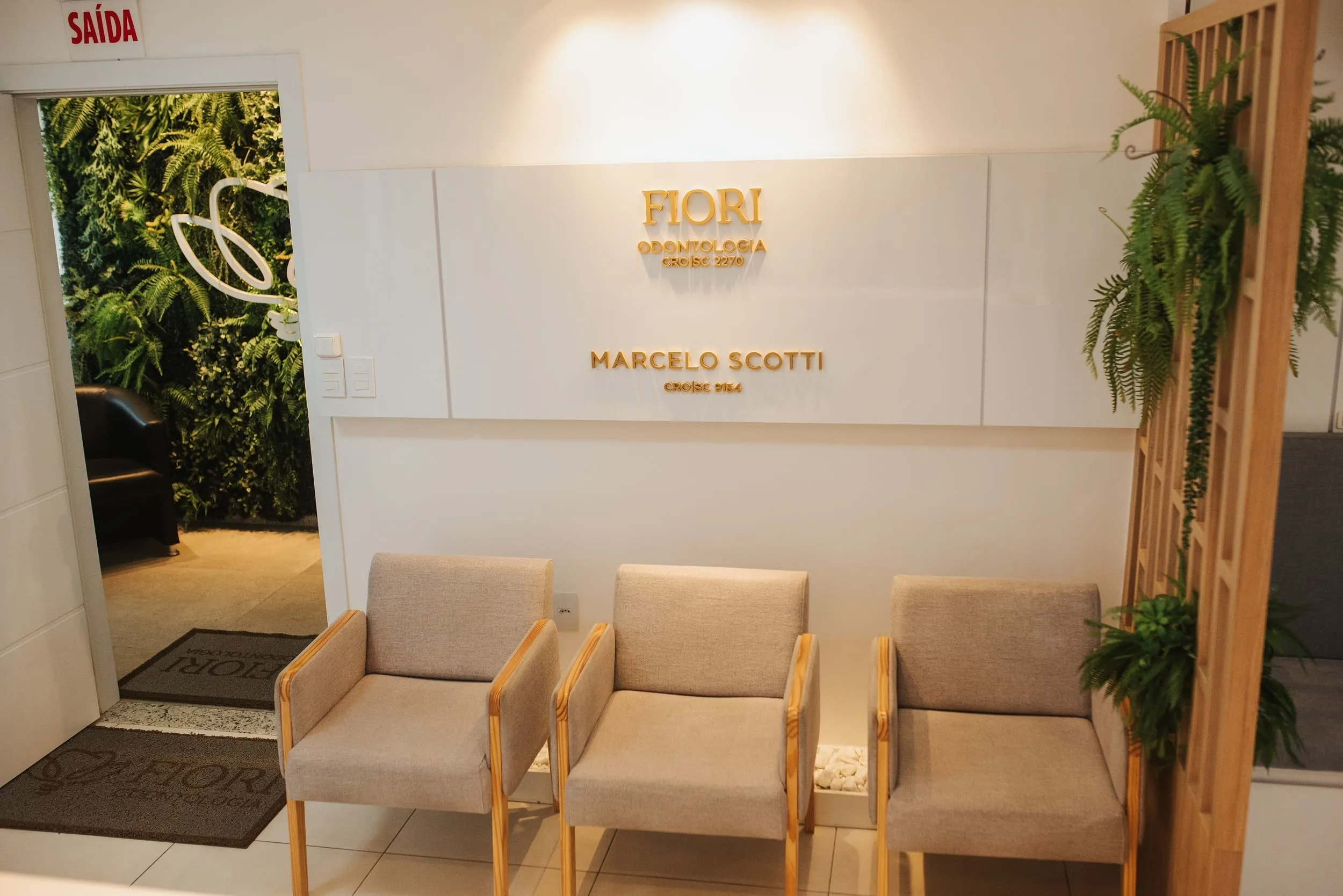 Recepção da Fiori Odontologia